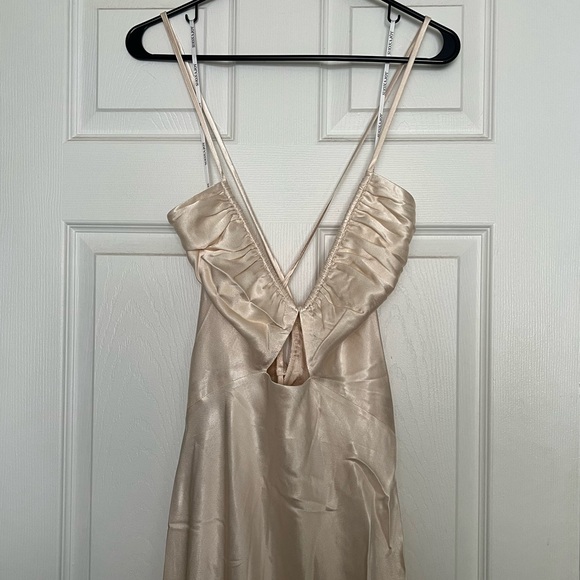 NWT Shona Joy La Lune Ruched Bodice Maxi Dress - Picture 6 of 11